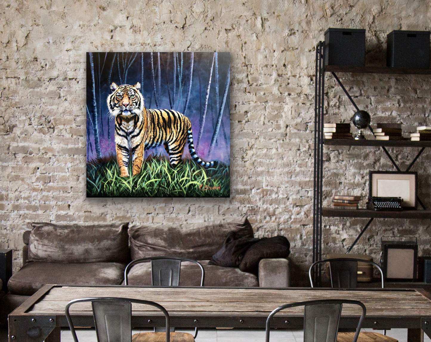 Fierce Gaze Giclee Print