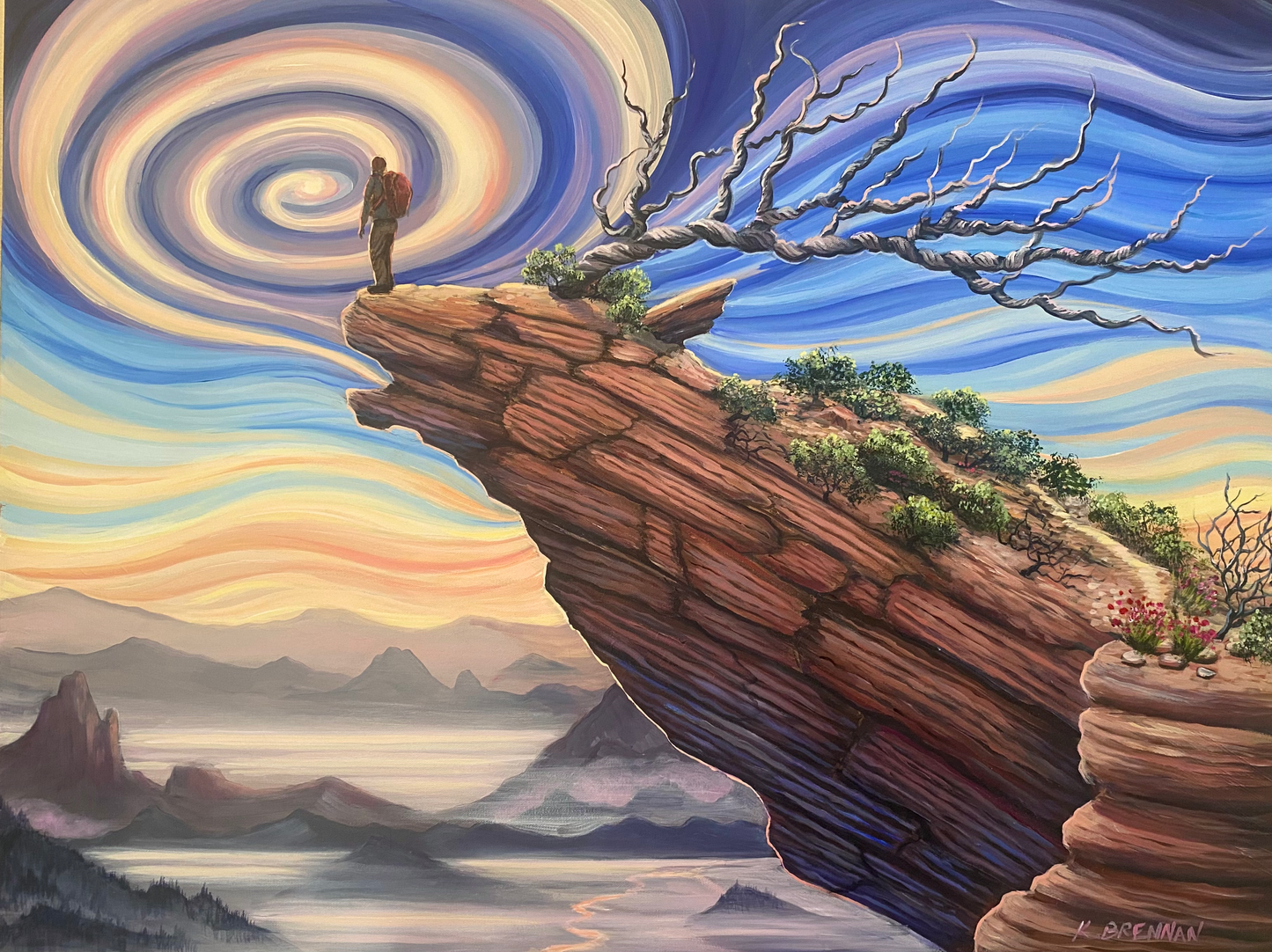 I Can See For Miles Original Painting