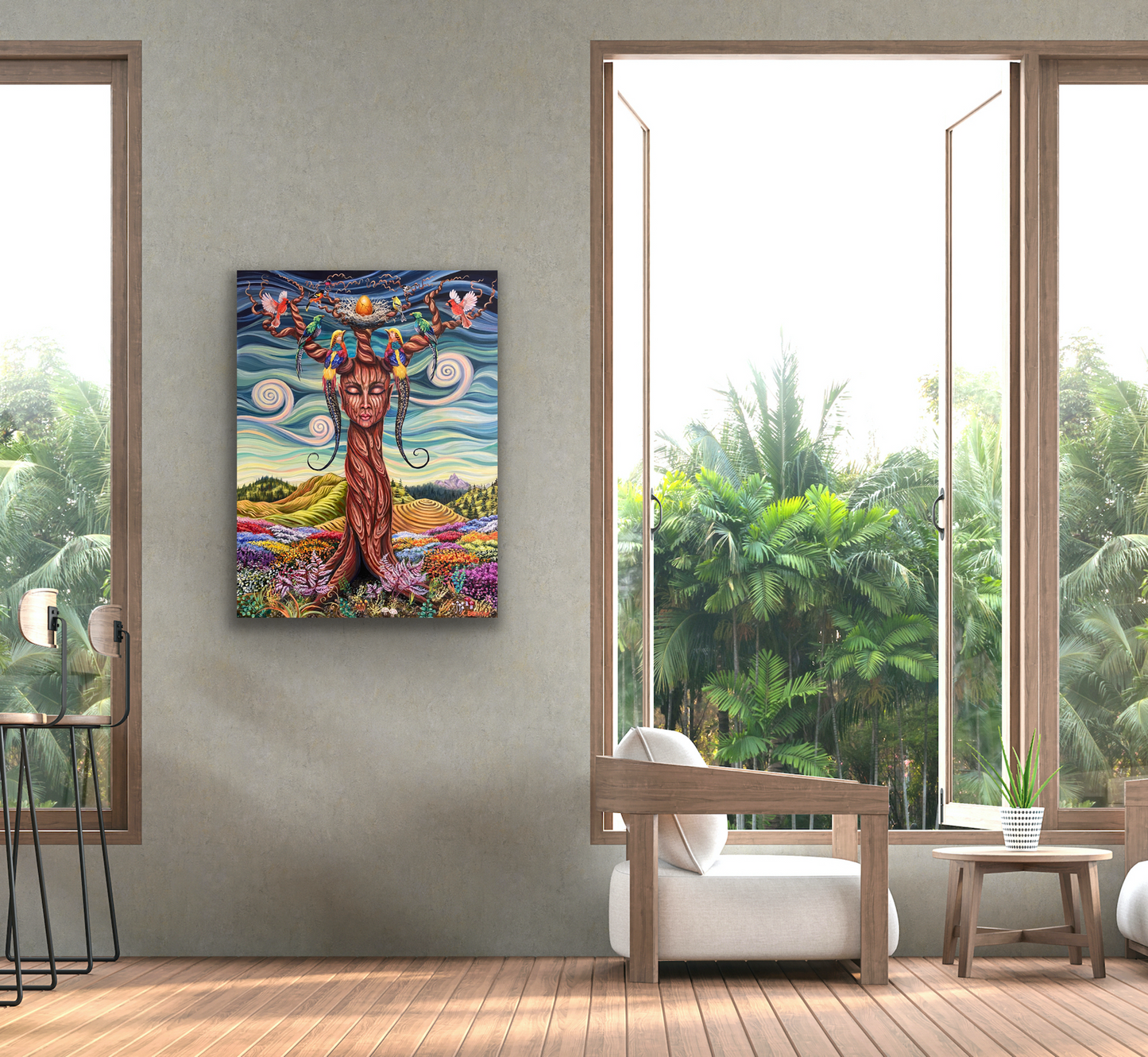 "Welcome Party" Original Acrylic Painting