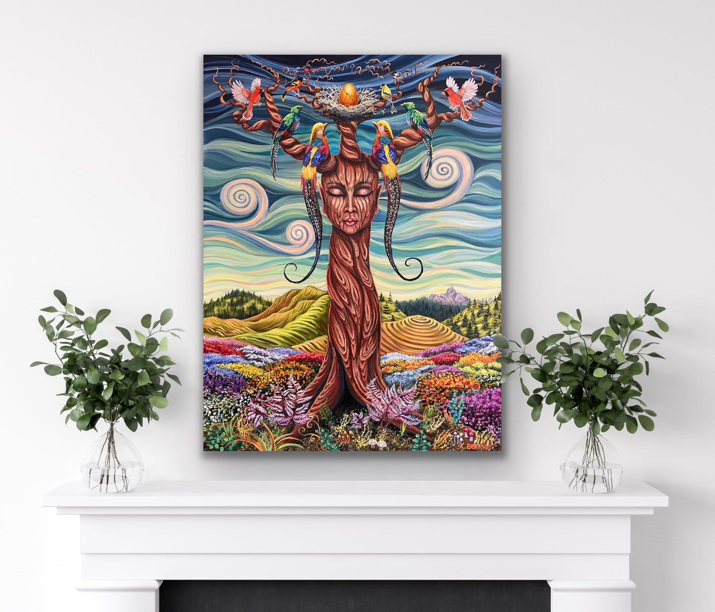 "Welcome Party" Original Acrylic Painting