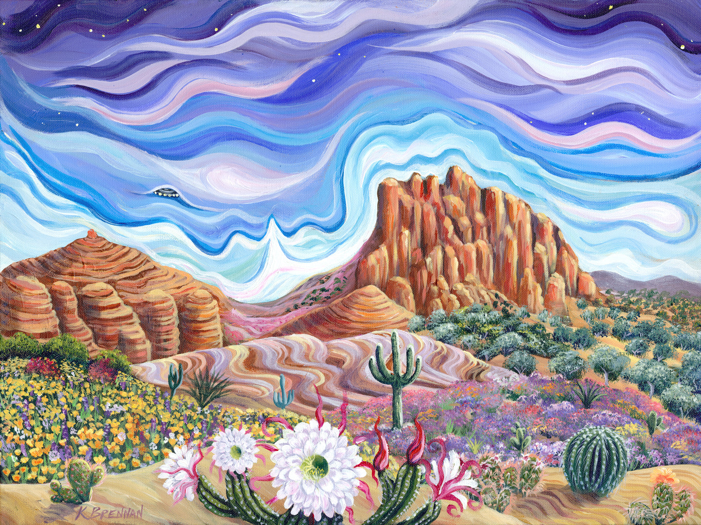 Sky's Fertile Breath Print