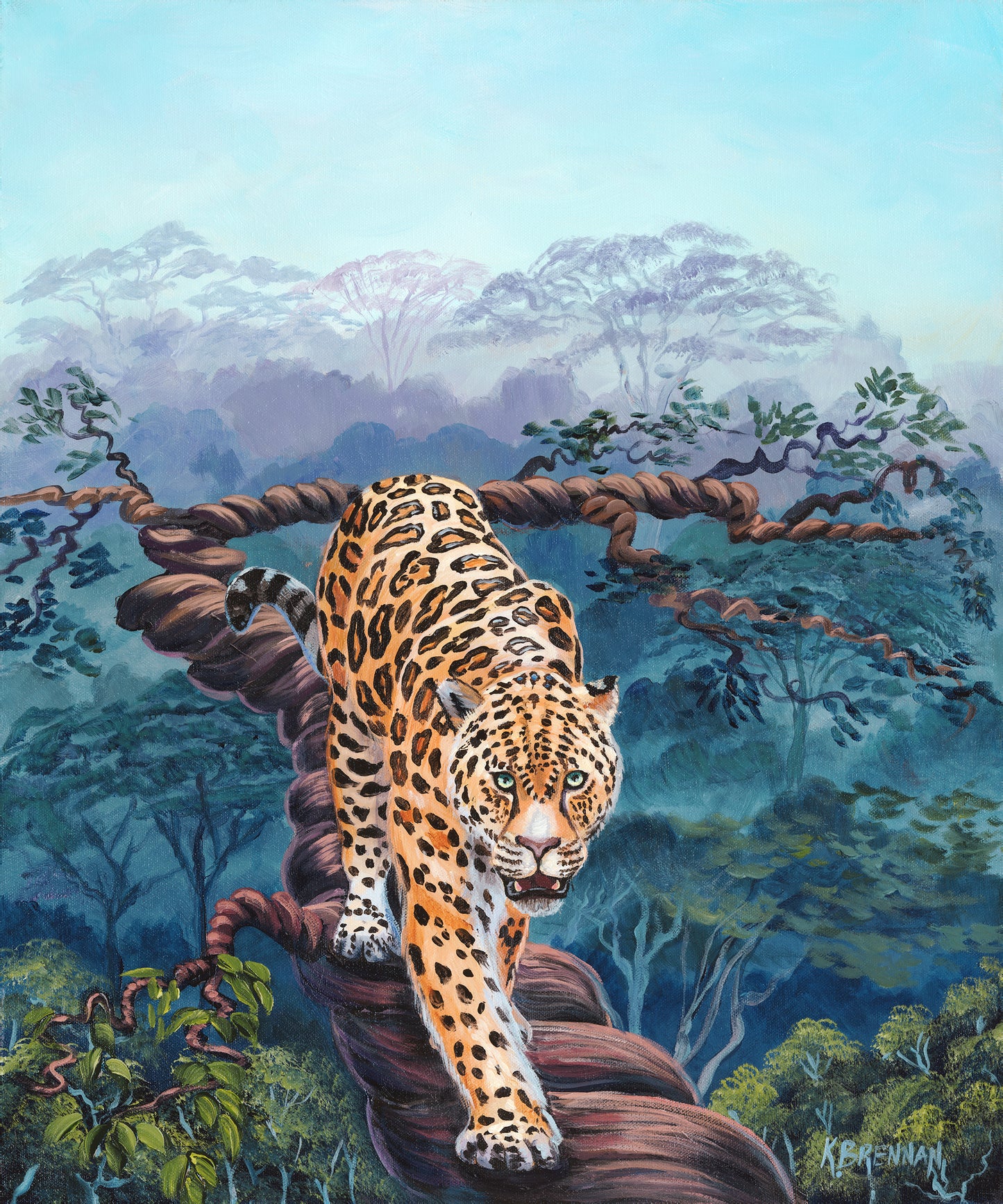 "Eye Contact" Giclee Print on Canvas