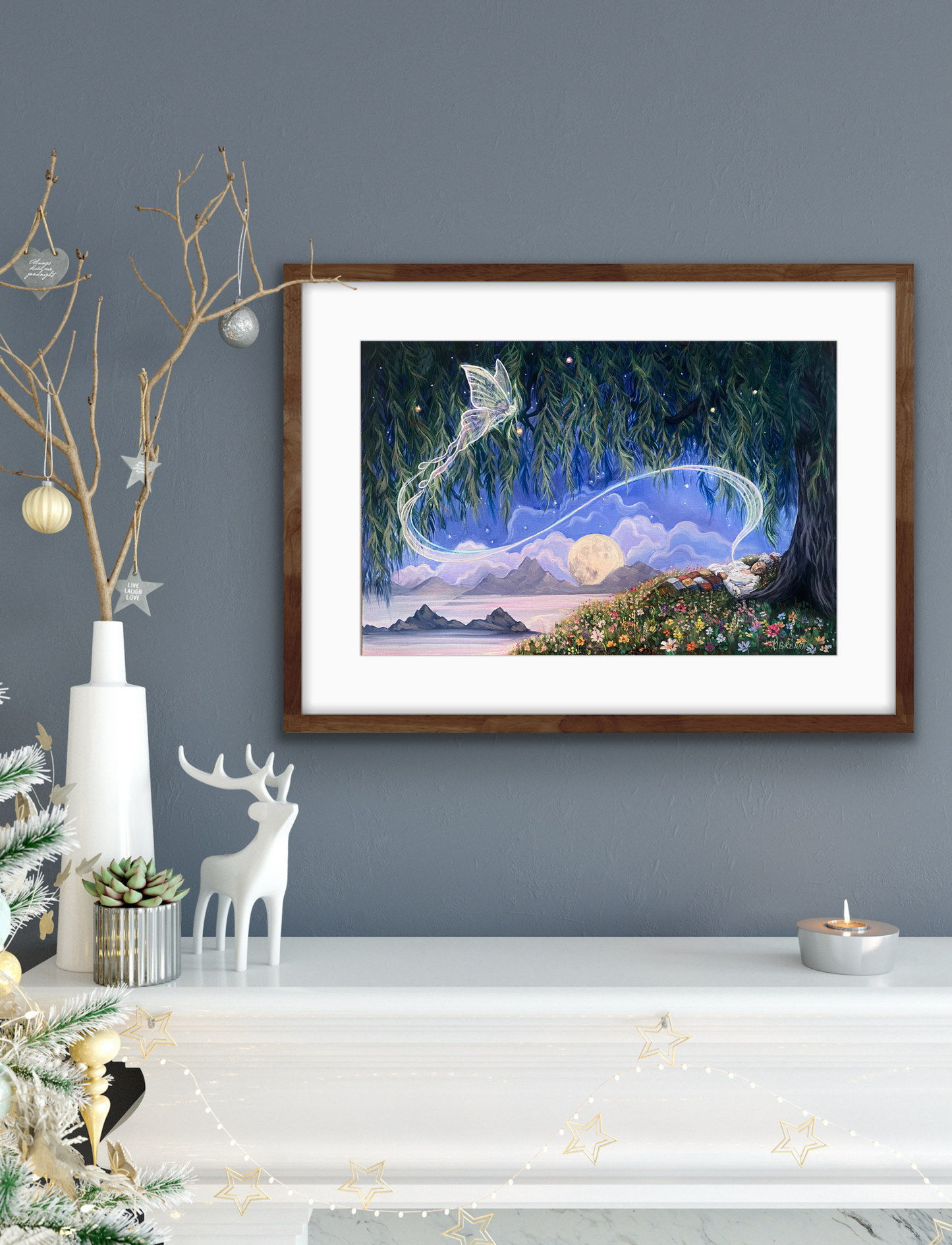 A Time to Live a Time to Fly Print on Paper