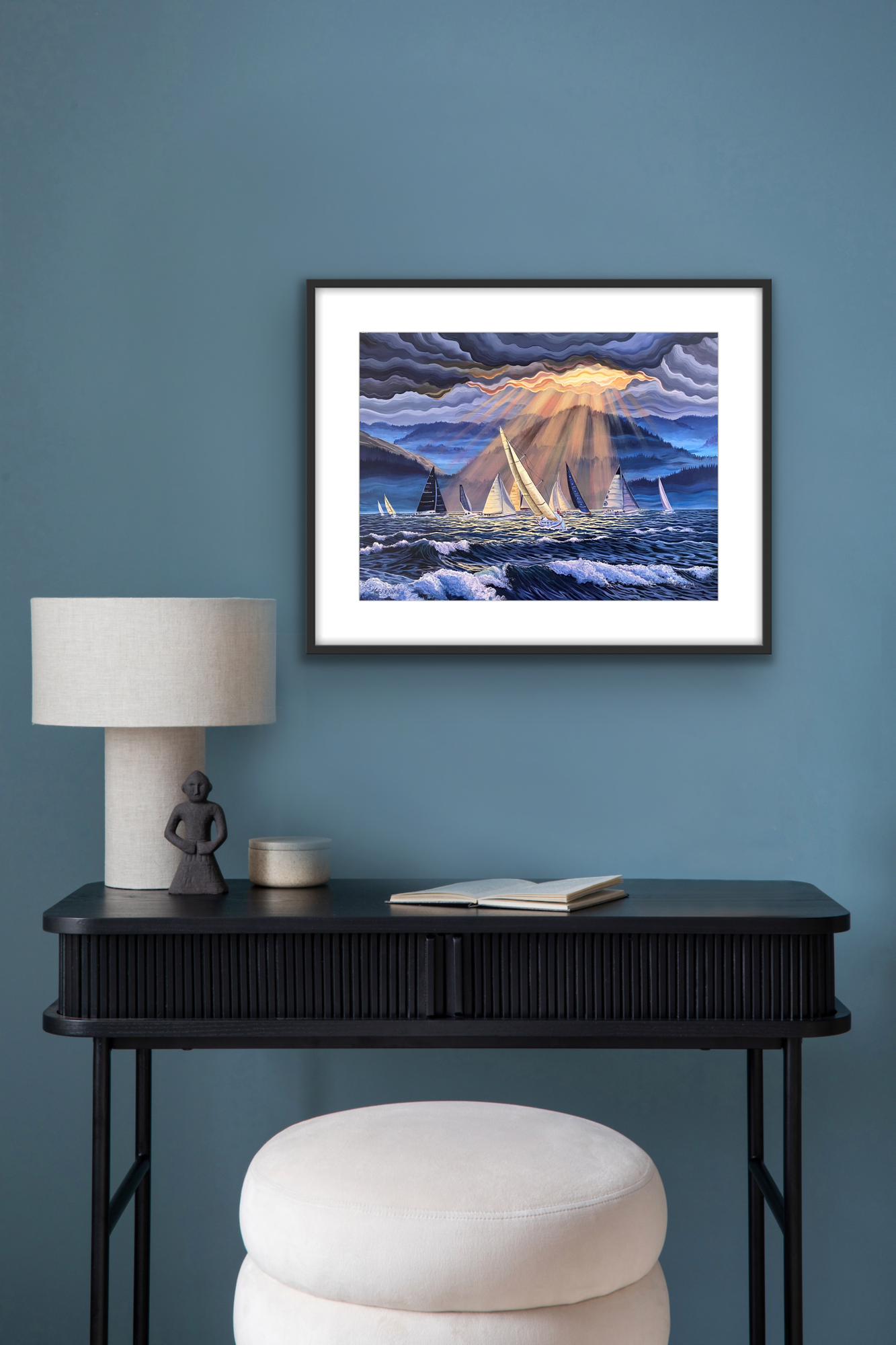 Racing the Storm Fine Art Paper Print